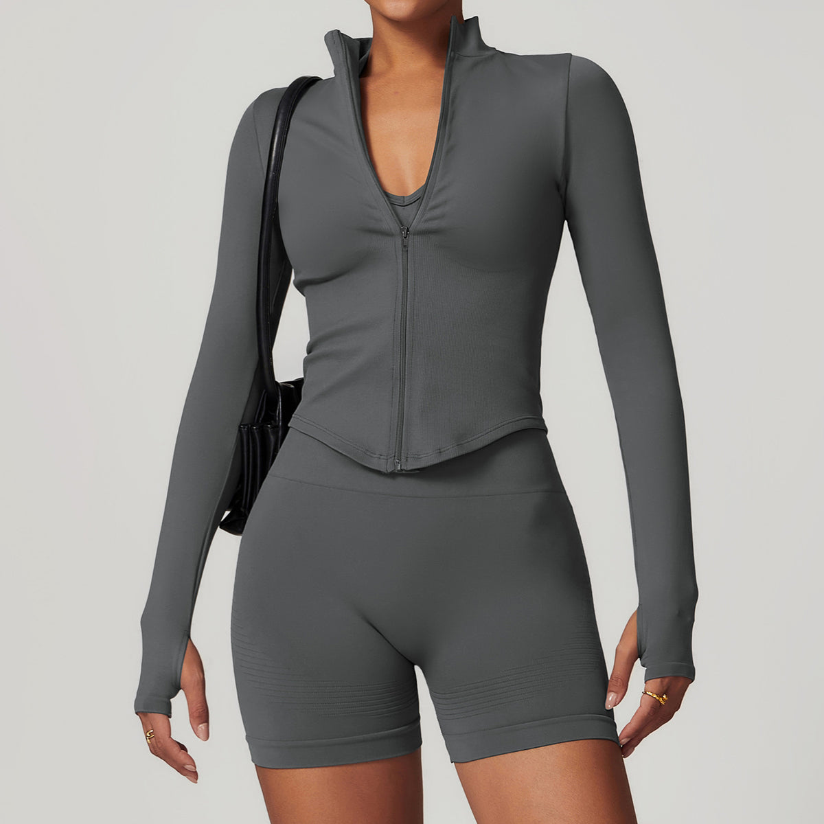 Zip-Up Long Sleeve
