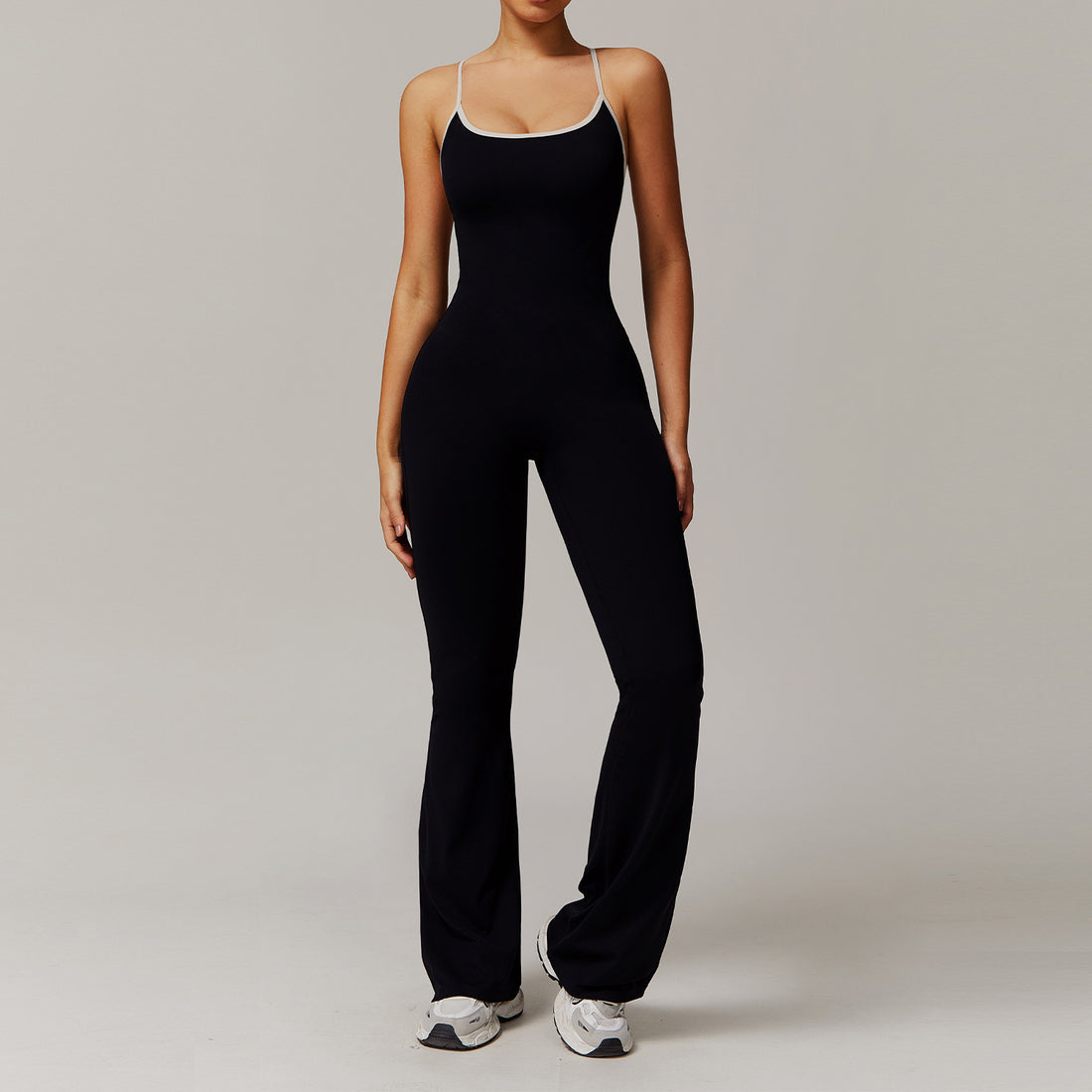 Cross back jumpsuit