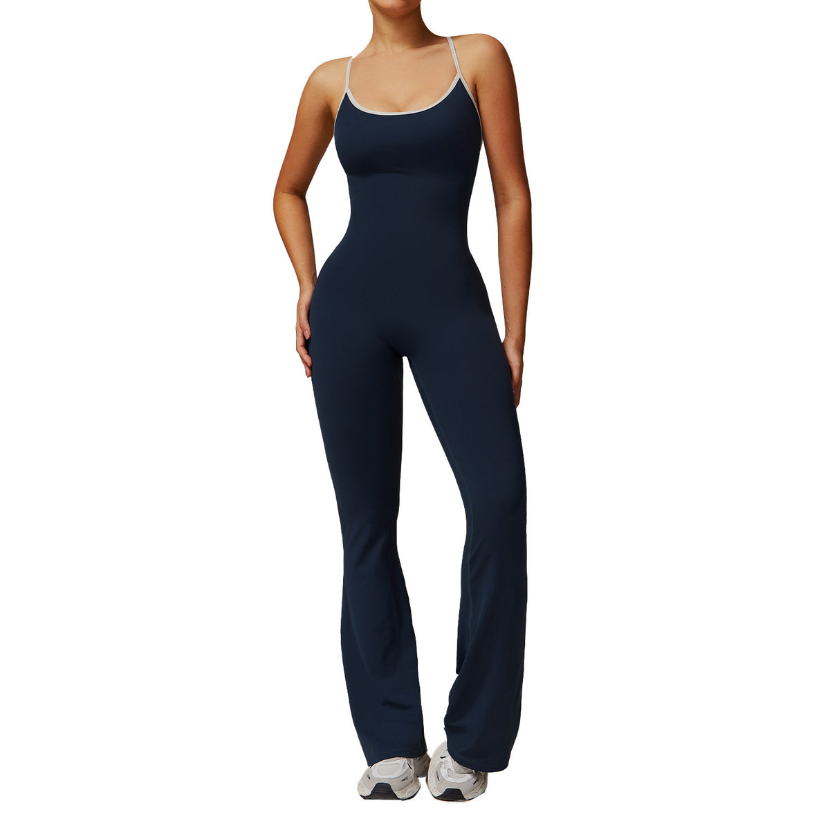 Cross back jumpsuit