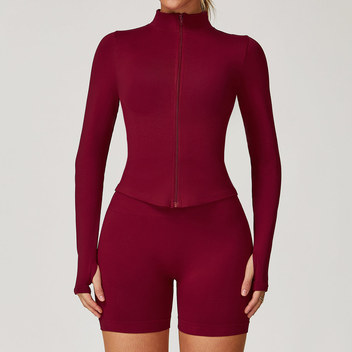 Zip-Up Long Sleeve