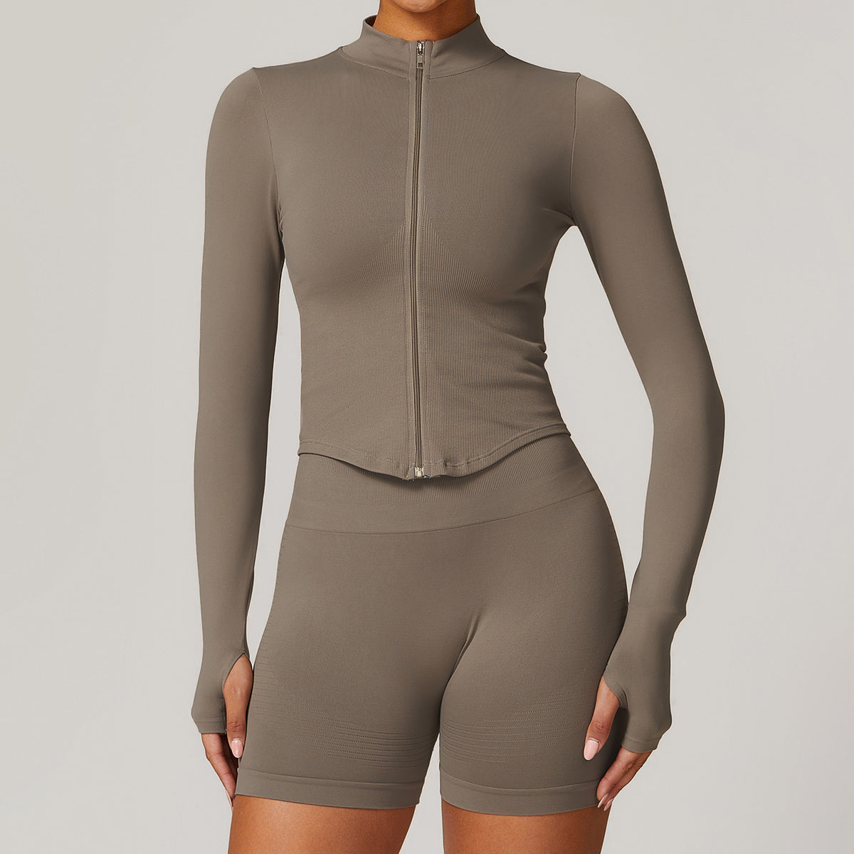 Zip-Up Long Sleeve