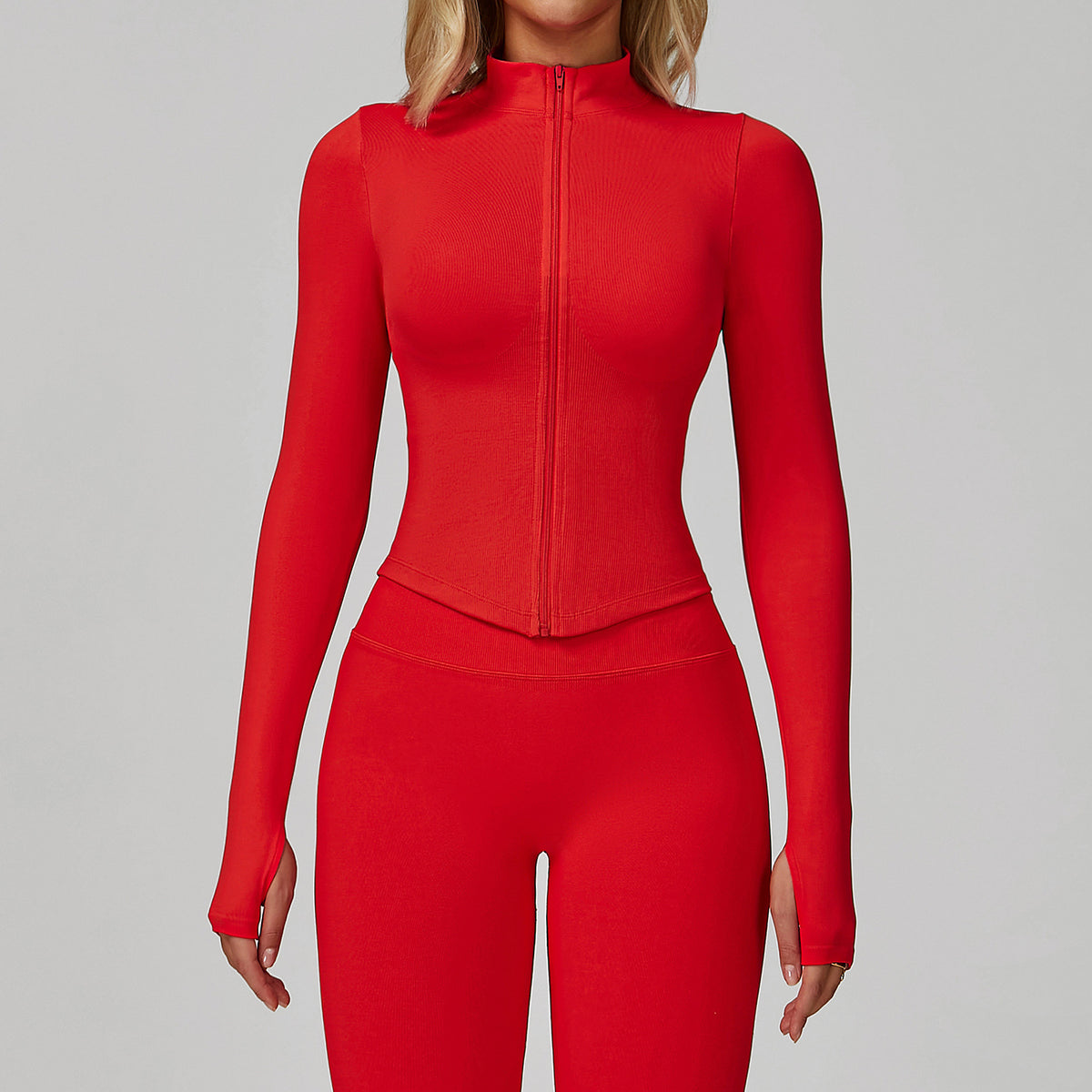 Zip-Up Long Sleeve