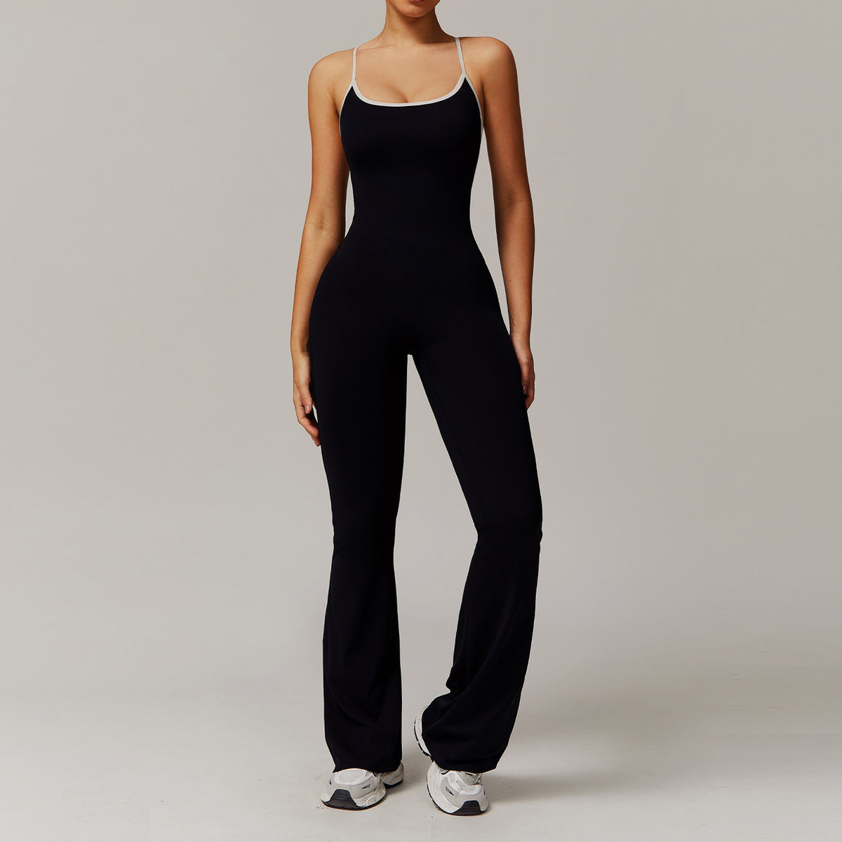 Cross back jumpsuit