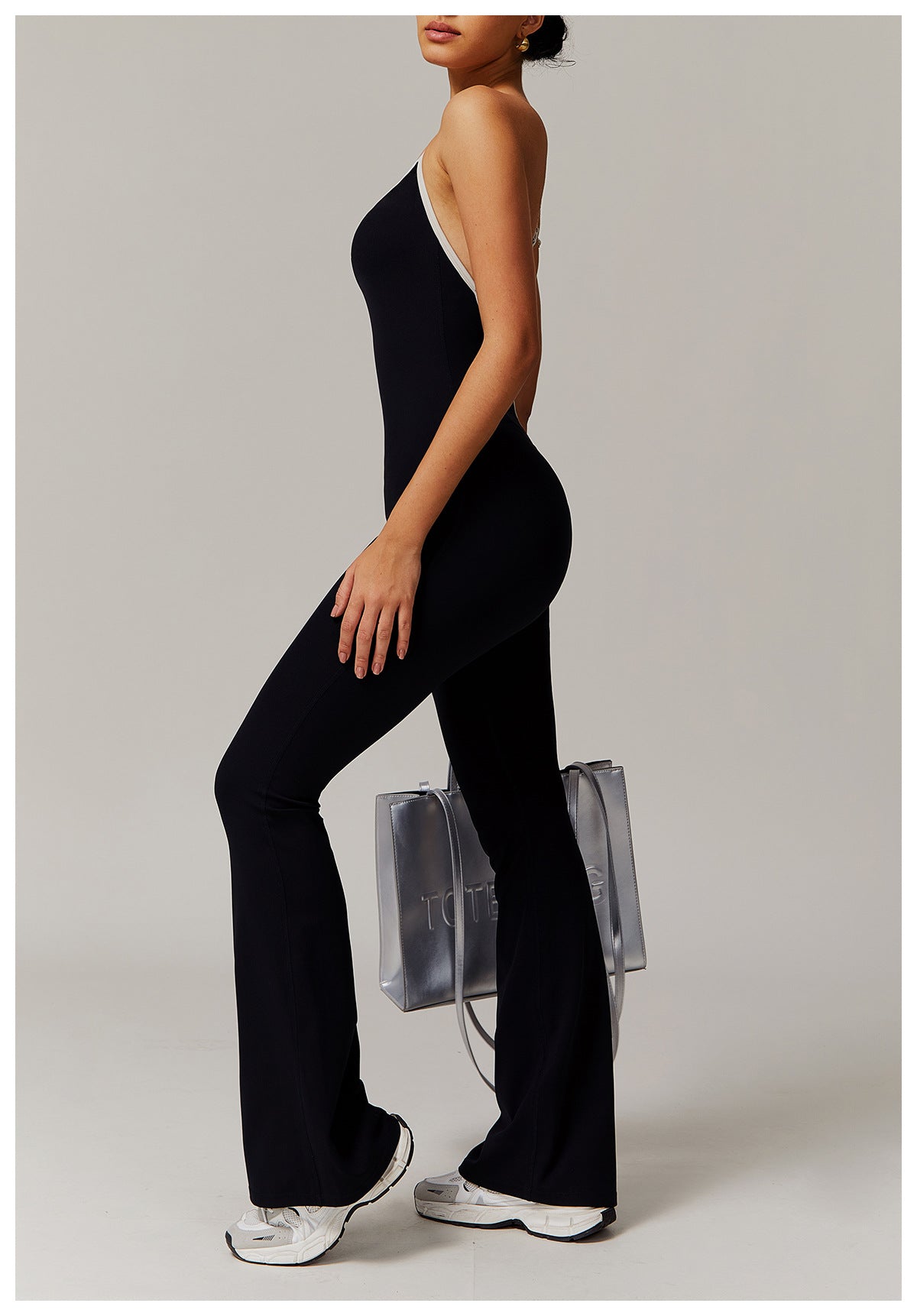 Cross back jumpsuit