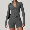Zip-Up Long Sleeve