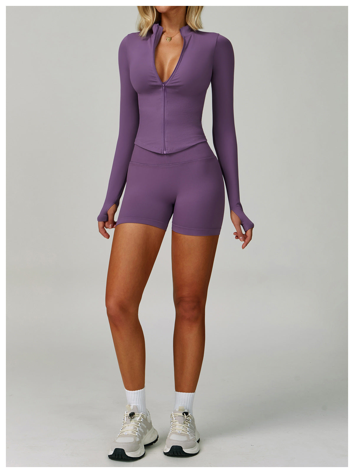 Zip-Up Long Sleeve