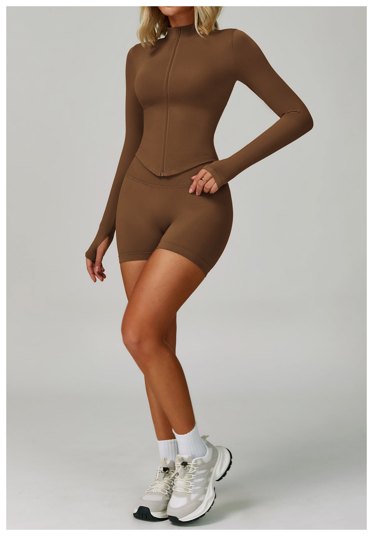 Zip-Up Long Sleeve