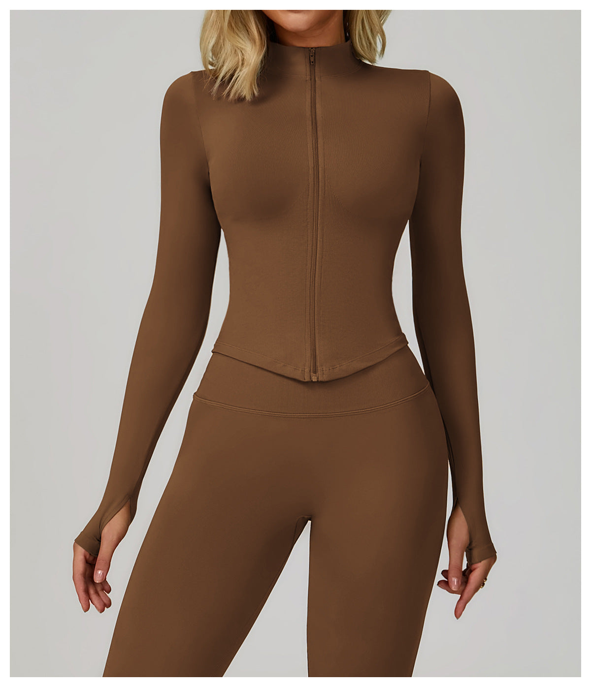 Zip-Up Long Sleeve
