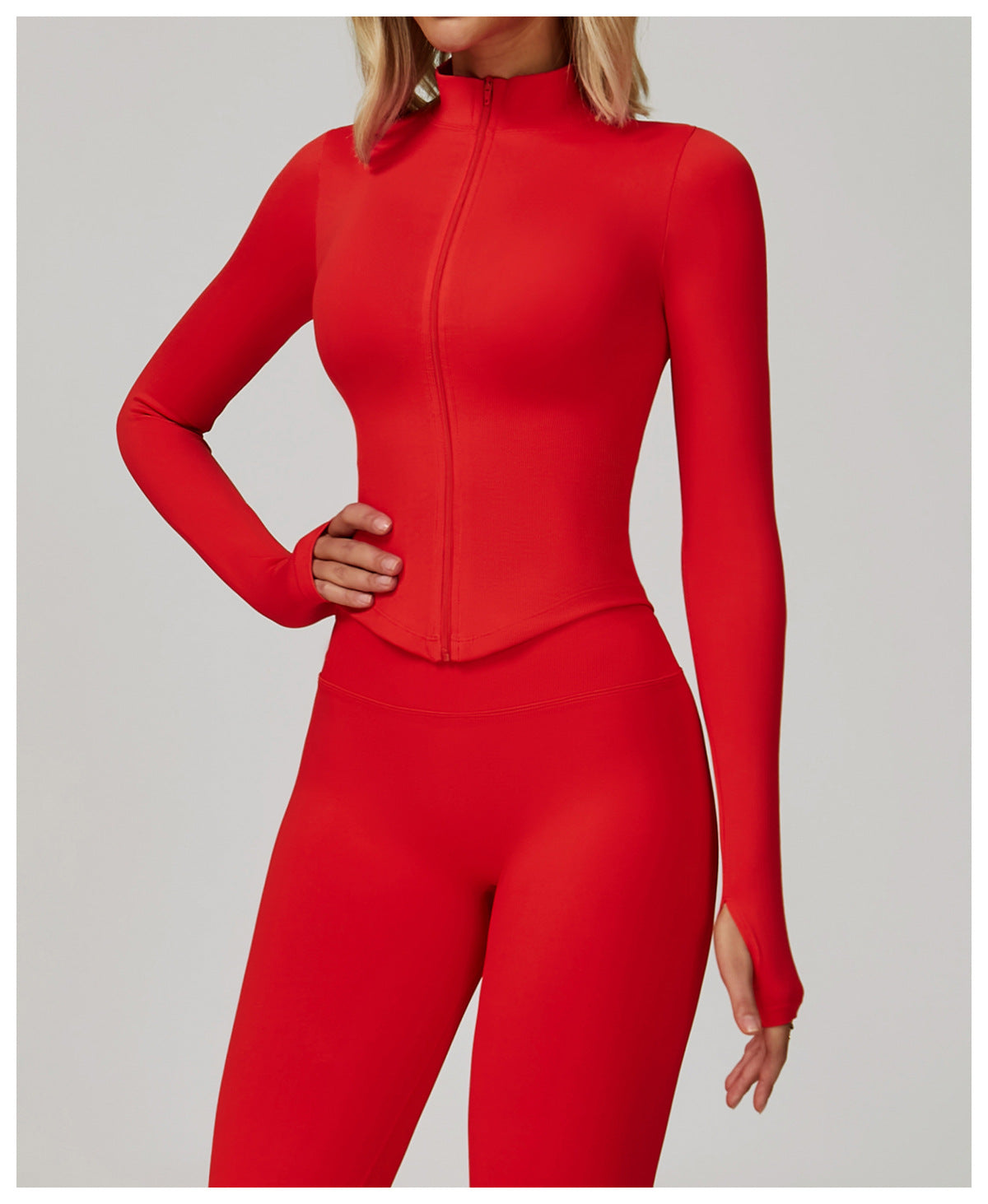 Zip-Up Long Sleeve
