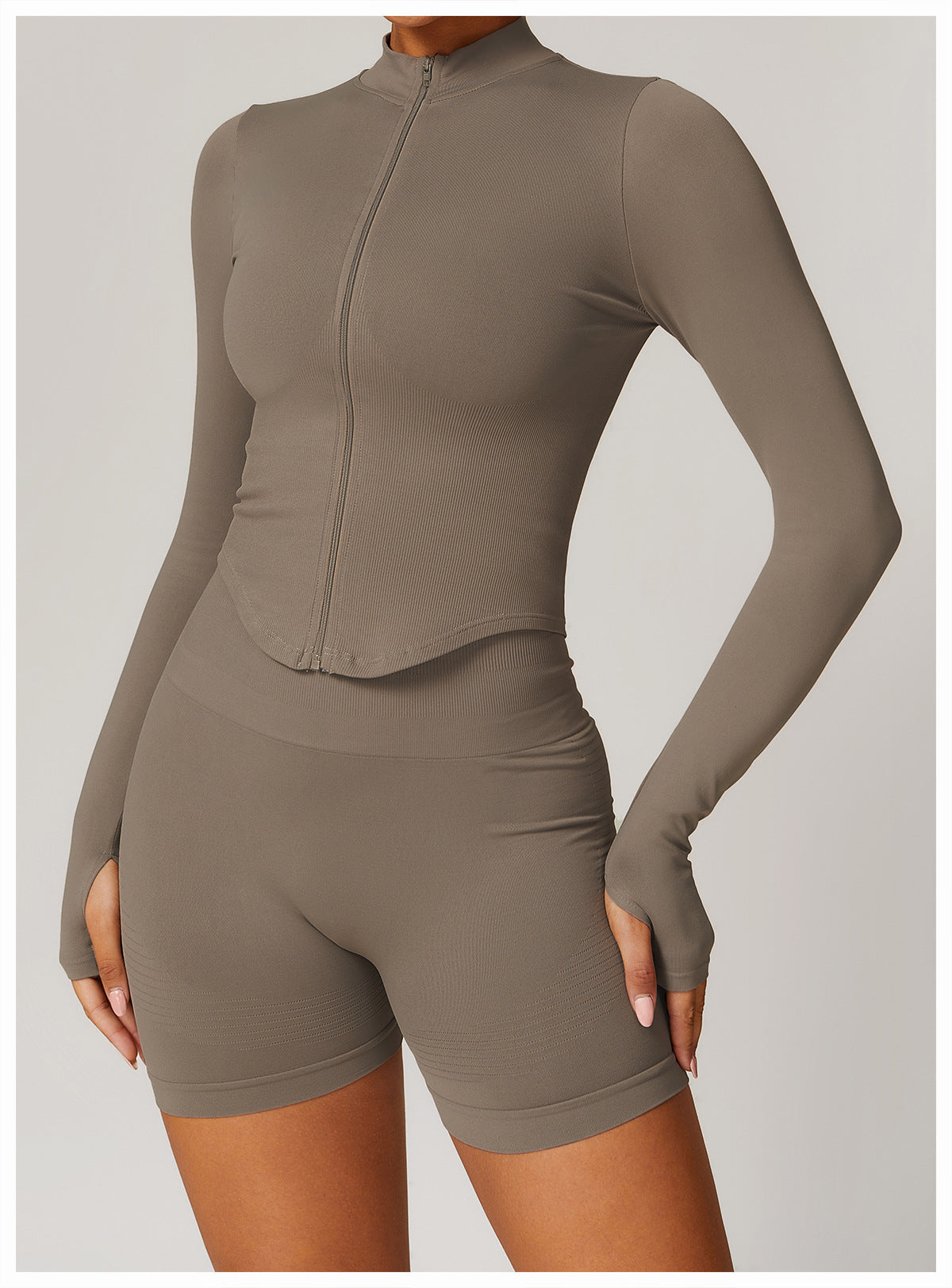 Zip-Up Long Sleeve