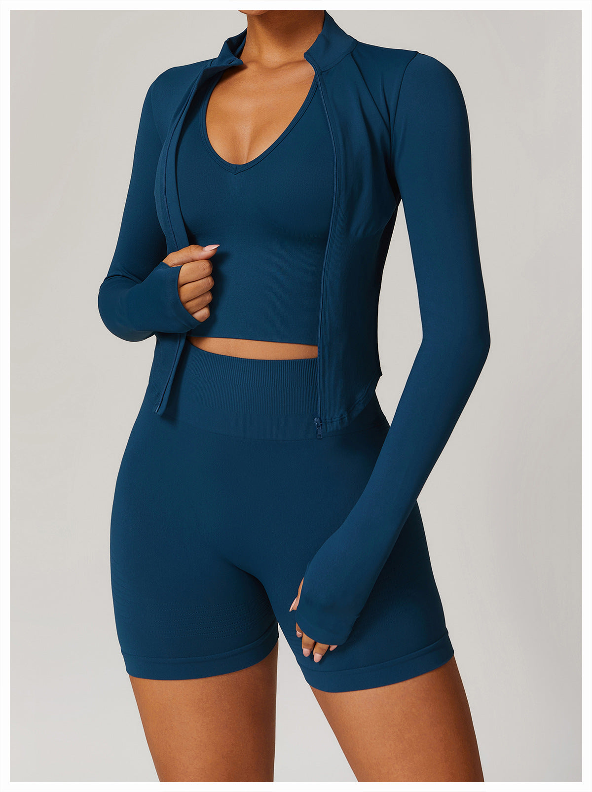 Zip-Up Long Sleeve