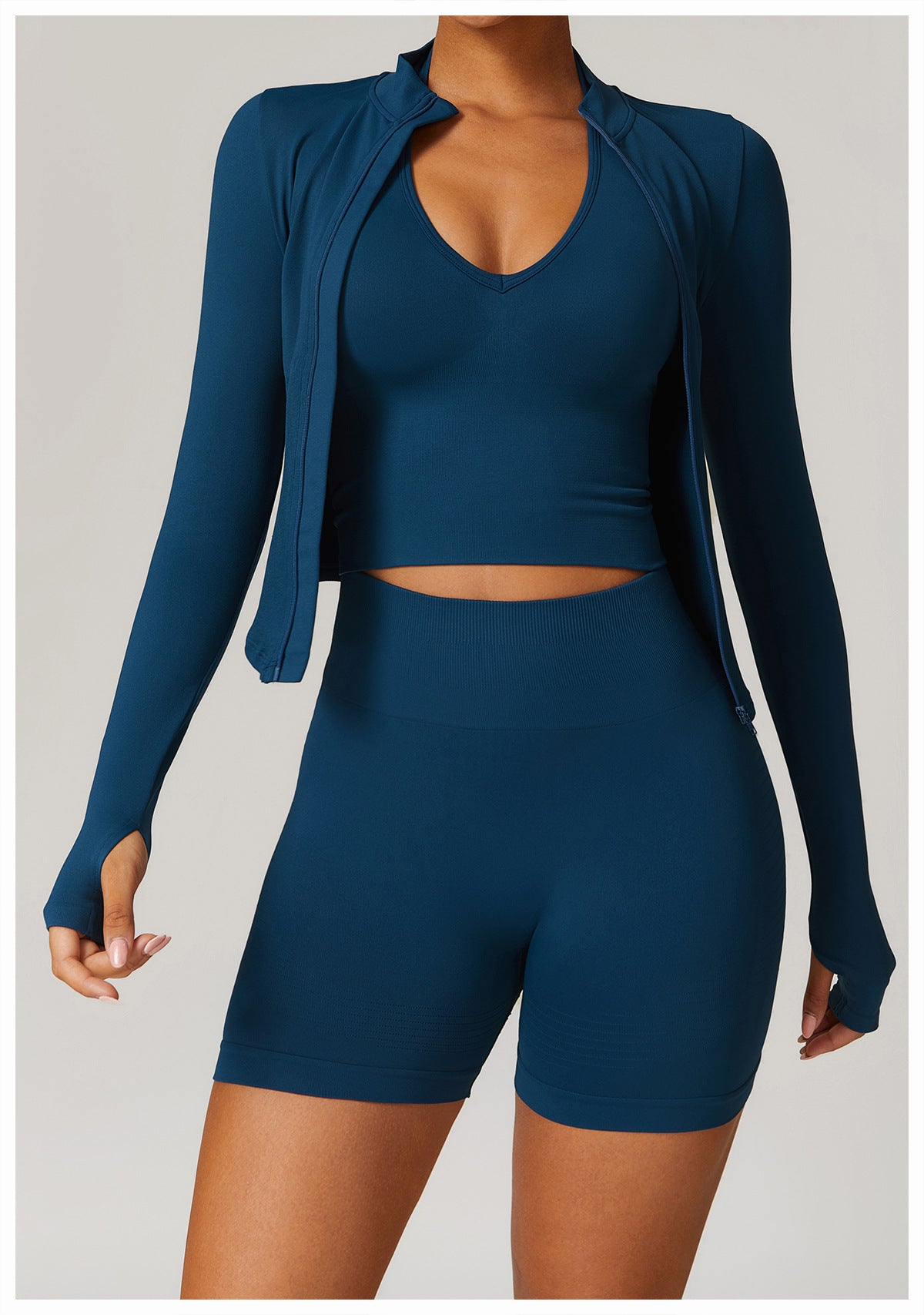 Zip-Up Long Sleeve