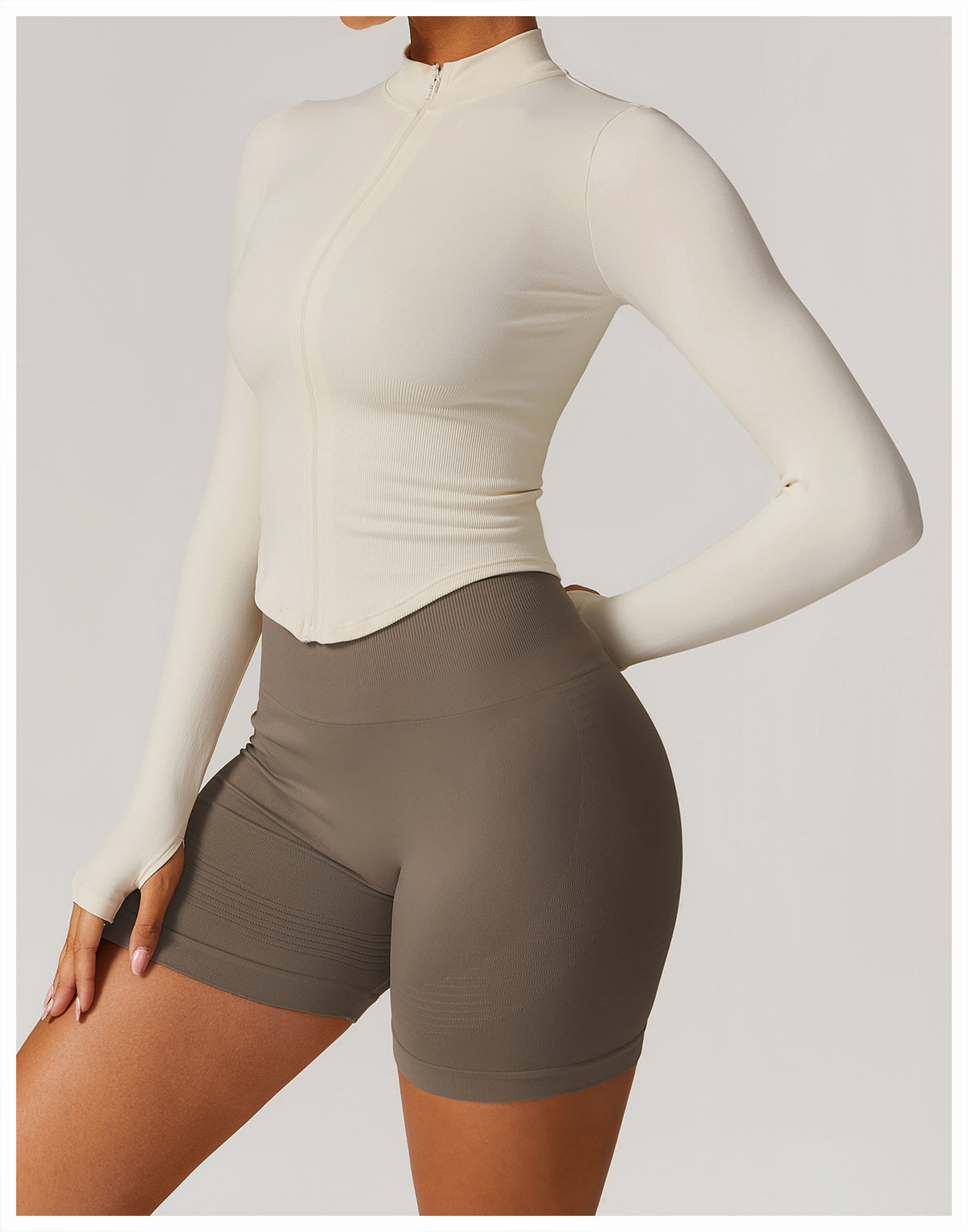Zip-Up Long Sleeve