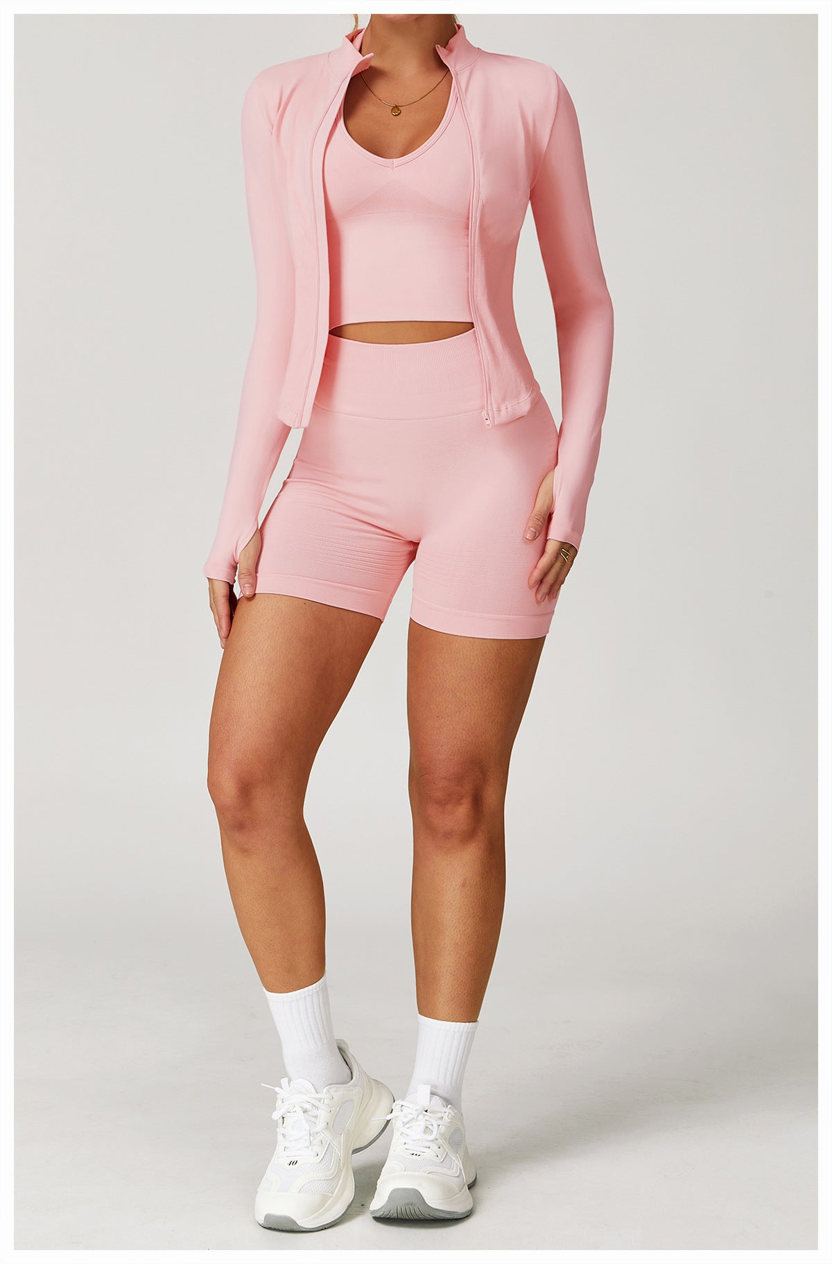 Zip-Up Long Sleeve