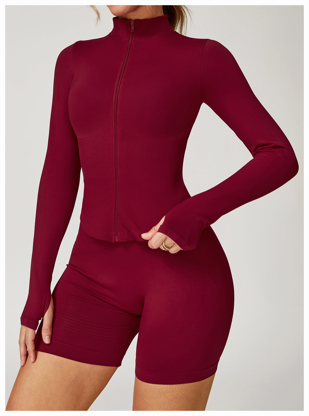 Zip-Up Long Sleeve