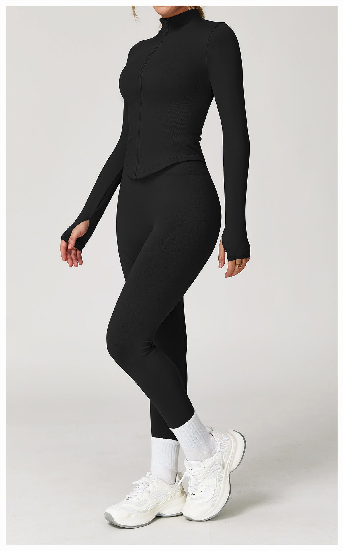 Zip-Up Long Sleeve