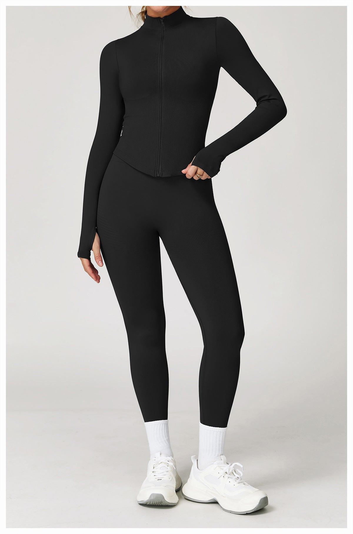Zip-Up Long Sleeve